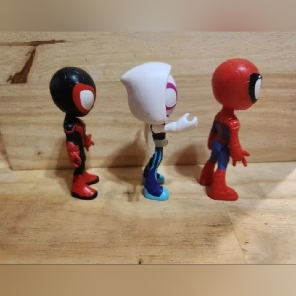 Marvel Spidey And His Amazing Friends Web Squad Collection, 3 Action Figures